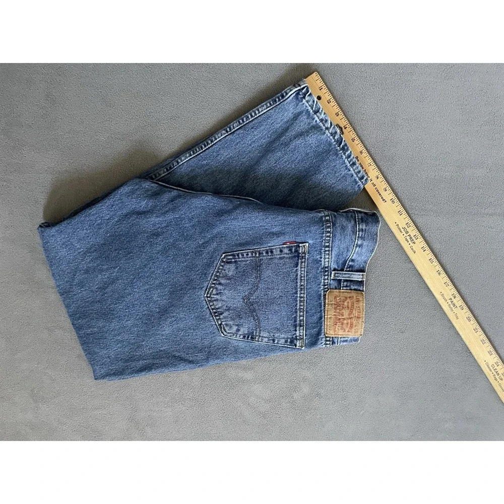 Levi's Mens 505 Regular Fit Jeans Medium Wash Straight Leg Size 40x30‎